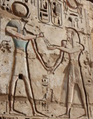 التصوير الجانبي المعبر عن الحركة في الفن المصري
