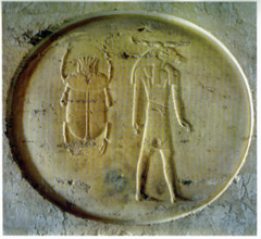 Man with a Scarab Head
