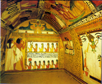 تناغم الألوان في النقوش المصرية